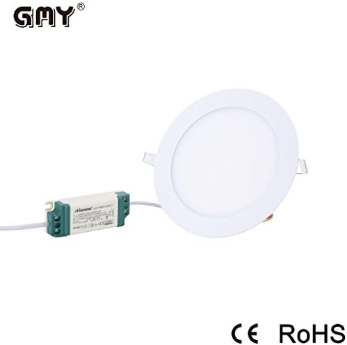 GMY Lighting UltraThin Led Panel Light 8.7" Round 18W White 4000K