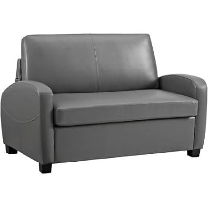 Amazon Com Folding Sofa Bed Couch Futon Made Of Faux Leather