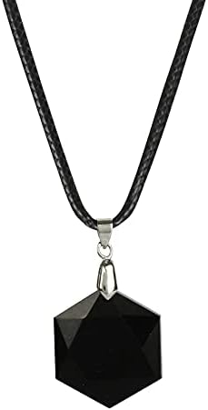 Black Tourmaline Necklace Pendant ore 