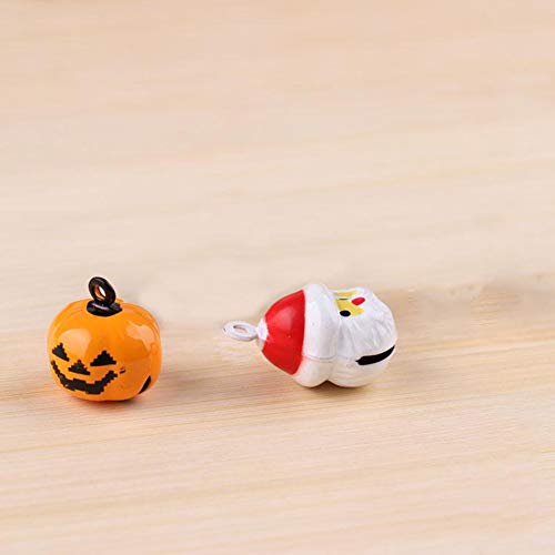 Olpchee 10PCS Mini DIY Jingle Bells Mini Cute Decorations Ornament Bell for Jewelry Findings Charms Pendant (Santa Claus) - Thumbnail 2