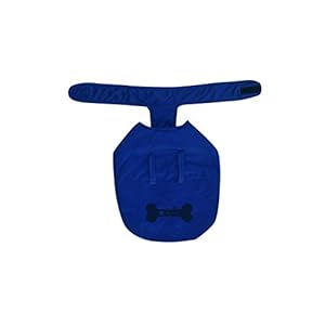 Best Dogista Winter Dog Coat Jacket with Heavy Fur Ultra Warm Wind & Water Proof in Super Poly Blue 10 Inch Small