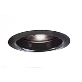 All-Pro 30SBAT 6-Inch AirTite Super Trim Self Flanged Reflector and Trim, Black