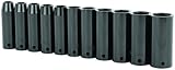 Stanley 97-126 11 Piece 1/2-Inch Drive Metric Deep Impact Socket Set (Tools &amp; Home Improvement)