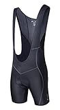 Przewalski Men’s 3D Padded Cycling Bike Bib Shorts, Excellent Performance and Better Fit