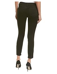 Pantalones vaqueros para dama con patas laterales, color negro