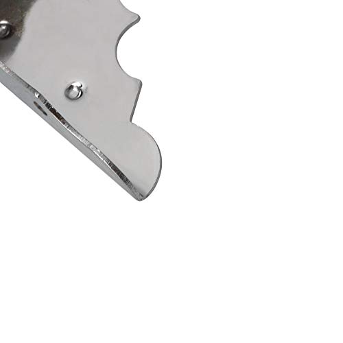 Homeswitch 32x32x12mm Silver Metal Cabinet Corners for Cigar Box Guitar Decorative Pack of 4