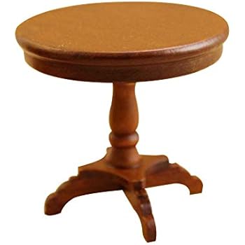 Amazon Com Loinhgeo Wooden Round Tea Coffee Table Desk For