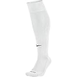 Nike Academy Over-The-Calf Soccer Socks, White/Black, Large