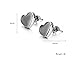 Fashion Jewelry Women's Earrings Lovely Heart-shaped Titanium Steel Earrings Stud Earrings