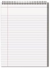 (6 Pack Value Bundle) MEA59882 Cambridge Premium Wirebound Legal Pad, Lgl Rule, Ltr, White, 70 Sheets/Pad