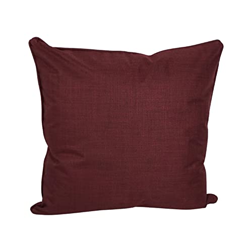 25-Inch Double-Corded Spun Polyester Square Floor Pillow With Insert 9813-Cd-S1-Reo-Sol-17