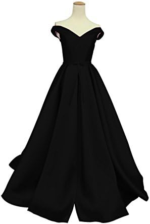 Selenova Women's Off The Shoulder A-Line Evening Ball Gowns With Bow
