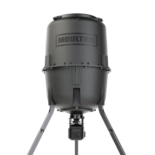 Moultrie 250 Lb Pro Hunter III Tripod Feeder - Bluetooth App Control...
