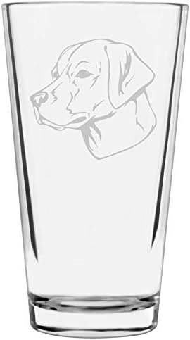 Labrador Retriever (Lab) Dog Themed Etched All Purpose 16oz Libbey Pint Glass