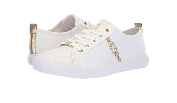 g by guess white sneakers