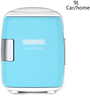 YXGH@ 9L Home Car Mini Refrigerator/Small Home Mini Refrigerator/Student Dormitory/Outdoor Travel Freezer Automotive Accessories Refrigerators (Color : Blue)