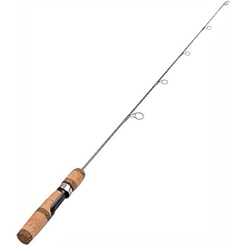 Fiblink Graphite Ice Fishing Rod Pole Gear Equipment for Walleye Perch Crappie Pike Trout
