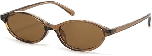 ViewJoy Retro Oval Cat Eye Sunglasses for Women Small Y2K  display picture 1