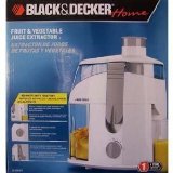 Black & Decker Fruit & Vegetable Juicer Extractor