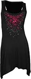 Spiral - Womens - BLOOD ROSE - Goth Bottom Camisole Dress Black - XXL