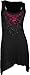 Spiral - Womens - BLOOD ROSE - Goth Bottom Camisole Dress Black - XXL