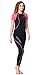 DIVE & SAIL Women's Wetsuit Pants 1.5mm Neoprene Diving Snorkeling Scuba Surf Canoe Pants, Red Trim, Large