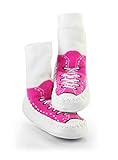 Mocc Ons Sneaker Slippers - 12-18 Months, Fuchsia