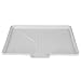 Home Basics 3 Piece Vinyl Coated Steel Dish Drainer, White