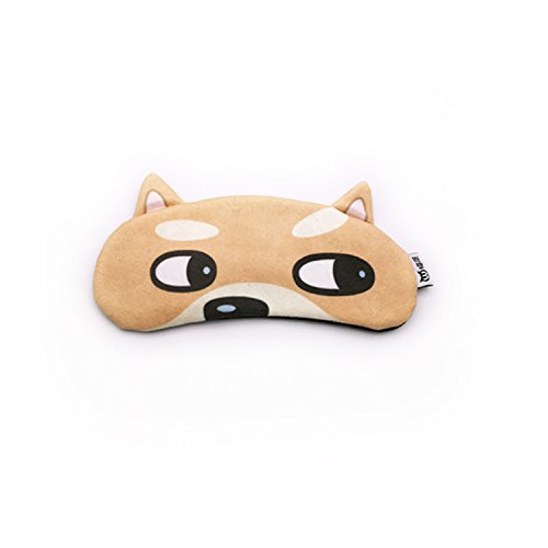 [2 PACK] MicroBird Dog Cute Sleep Eye Mask with gel pad, Hot & Cold Therapy for Insomnia Puffy Eyes, Super Soft and Light, for Sleeping, Shift Work, Night Blindfold Eyeshade for Men and Women kid - Thumbnail 6