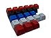 Doomhammer SA 104 PBT Double Shot Backlit Keycaps for Cherry MX Switches - Ball Style (Red)