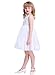 Bow Dream Lace Vintage Flower Girl's Dress Off White 14