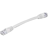 Monoprice 0.5FT 24AWG Cat6 550MHz UTP Ethernet Bare Copper Network Cable - White