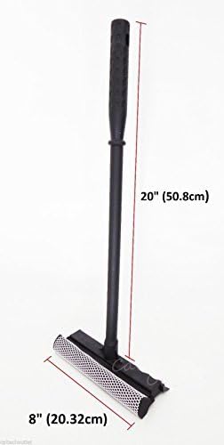 Car Window Squeegee Long Handle Washer Scrubber Cleaner Wiper Brush