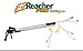 ArcMate EZ Reacher PRO - Heavy Duty Grab-It Reaching Tool – Collapsible Grabber Reacher with Extra-Large Grip, Locking Handle and 4.5 Inch Jaws - Ideal for Commercial, Maintenance, Seniors, 72