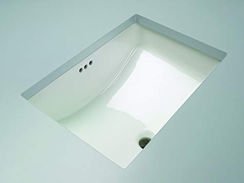 Mirabelle MIRU1812WH 18-11/16" Porcelain Undermount Bathroom Sink with Overflow