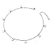 Dot Slice Anklet for Women S925 Sterling Silver Adjustable Beach Style Foot Ankle Bracelet Jewelry extra 10 Inches
