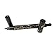QBEKA Makeup Black Waterproof Liquid Eyeliner, Double-Ended Eyeliner Stamp Eyeliner Tattoo (Crescent)