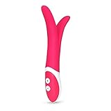 Wantis Alien Y-shape vibrator Versatility massager with Silicone,Dual multi intensities motors,Wonderful Personal Body Massaging Wand for female and male or couples