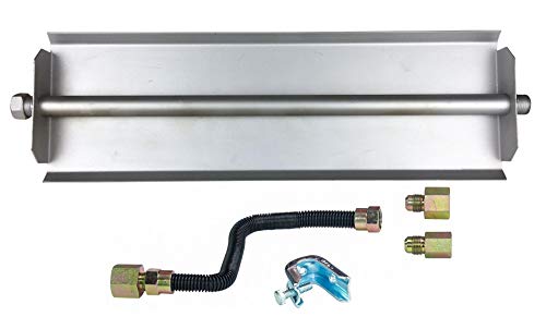 24" Linear Gas Burner with Complete Connection Kit - Fireplace Burner Made