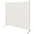 Steel-AID Single-Panel Privacy Room Divider – Folding Partition Privacy Screen for Office, Classroom, Dorm Room, Kids Room, Studio, Conference - 71" x 72" - Easy to Assemble, Freestanding & Foldable