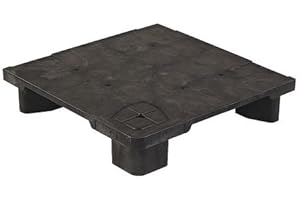 UPTOHIGH Pallet, 24 in. L x 24 in. H, Black