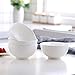Malacasa Porcelain Bowls 25 Ounce for Cereal, Soup, Salad and Desserts, Deep Rice Bowl Set Dishes, 4 Packs, White