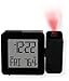 Oregon Scientific RM338PA_BK Model RM338 PROJI Projection Atomic Alarm Clock, Indoor Temperature, Calendar Alarm, Snooze Functions, Dual Alarm, Black