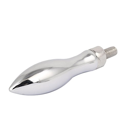 uxcell M8x15mm Male Thread Revolving Handle Hand Grip Silver Tone for Milling Machine - Thumbnail 3