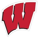 Wisconsin W Badgers NCAA Vinyl Sticker Decal 5