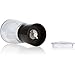 USimplySeason Ebony & Ivory Salt and Pepper Adjustable Grinder Set