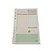 Chris-Wang 45 Sheets Universal Colored A5 Size Hole Punched Refills Inserts Filler Paper Pages for 6-Ring Binder/Journal/Dairy/Day Planner/Notebook (Daily Plan)
