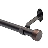 Elrene Home Fashions Serena Single Curtain Rod for