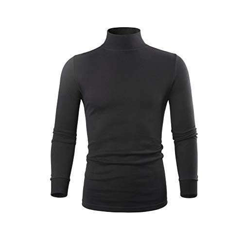 mens golf mock turtleneck long sleeve