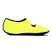 NuFoot Mary Janes Women's Shoes, Best Foldable & Flexible Flats, Slipper Socks, Travel Slippers & Exercise Shoes, Dance Shoes, Yoga Socks, House Shoes, Indoor Slippers, Neon Yellow, Large